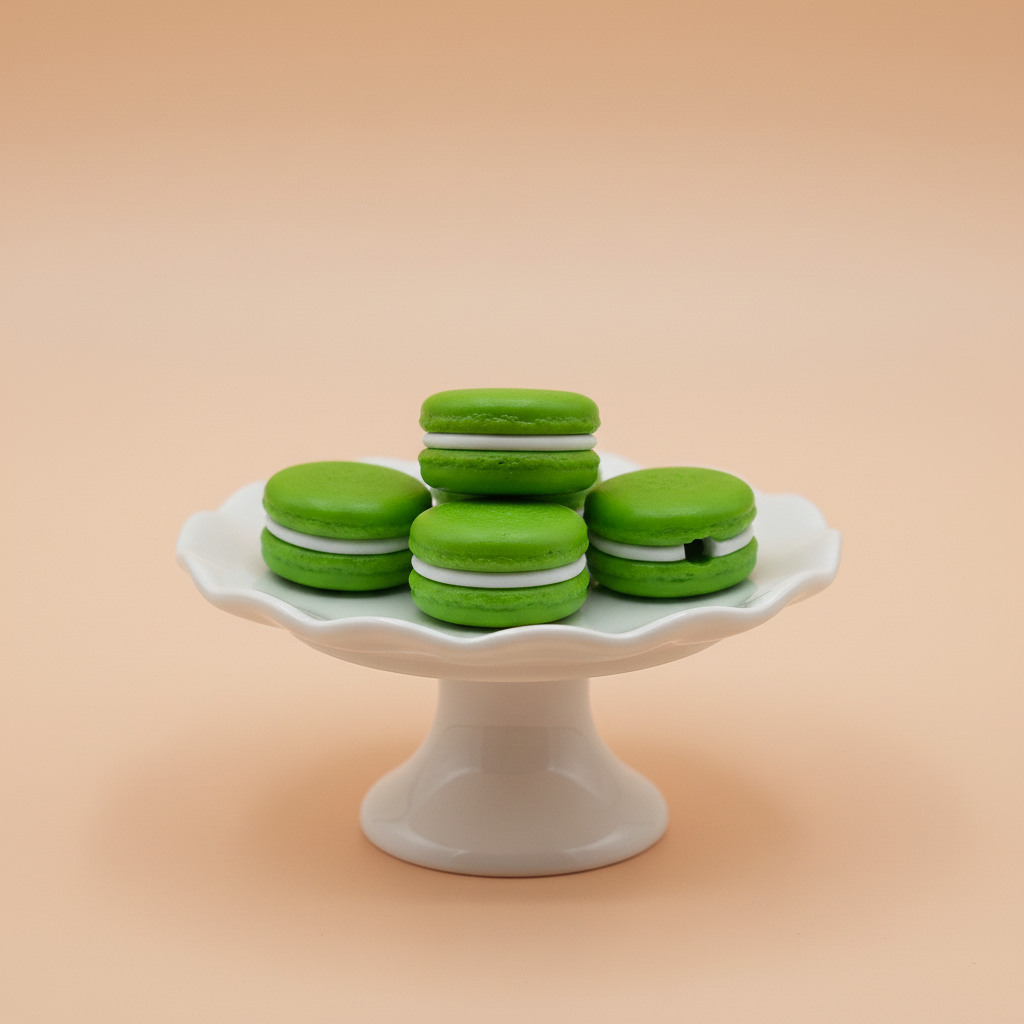 Green Macaron (Qty 10)